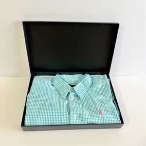 Ralph Lauren Sport - Boys Gingham 3/4 Sleeves